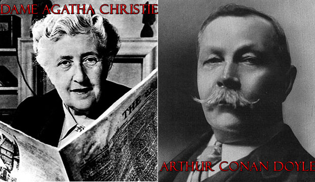 Dame Agatha Christie and Sir Arthur Conan Doyle