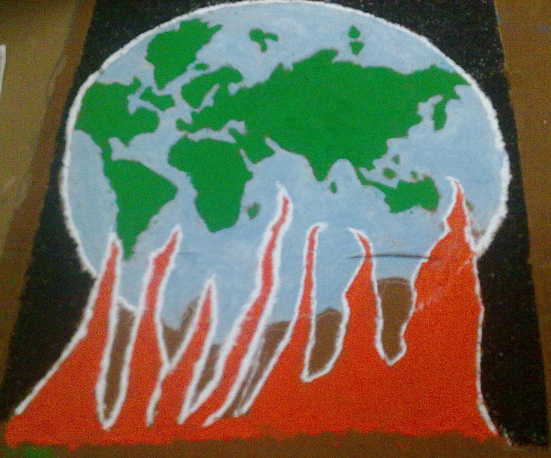 Rangoli Themes For Global Warming | rangoli designs with theme global warming Rangoli Themes For Global Warming | rangoli designs with theme global warming